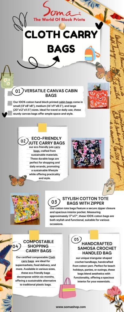 printed carry bags